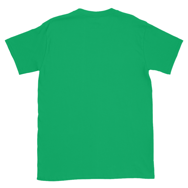 Dunkles Unisex T-Shirt mit Backprint