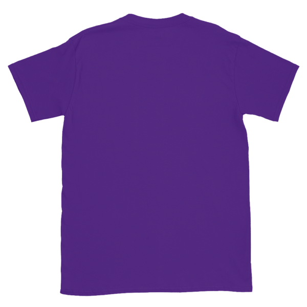 Dunkles Unisex T-Shirt mit Front- & Backprint