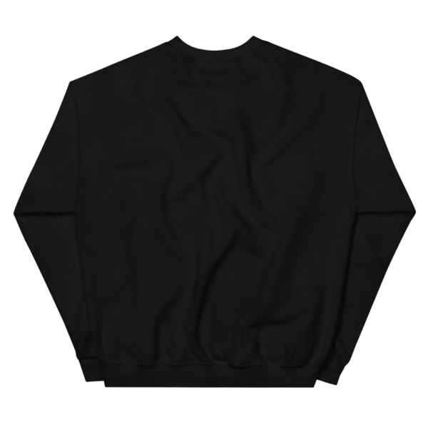 Dunkler Unisex-Pullover – Front & Backprint