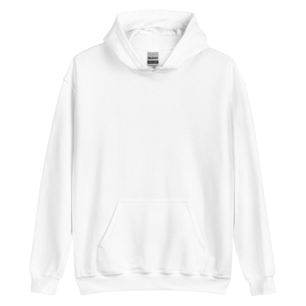 Dunkler Unisex-Kapuzenpullover – mit Front & Backprint