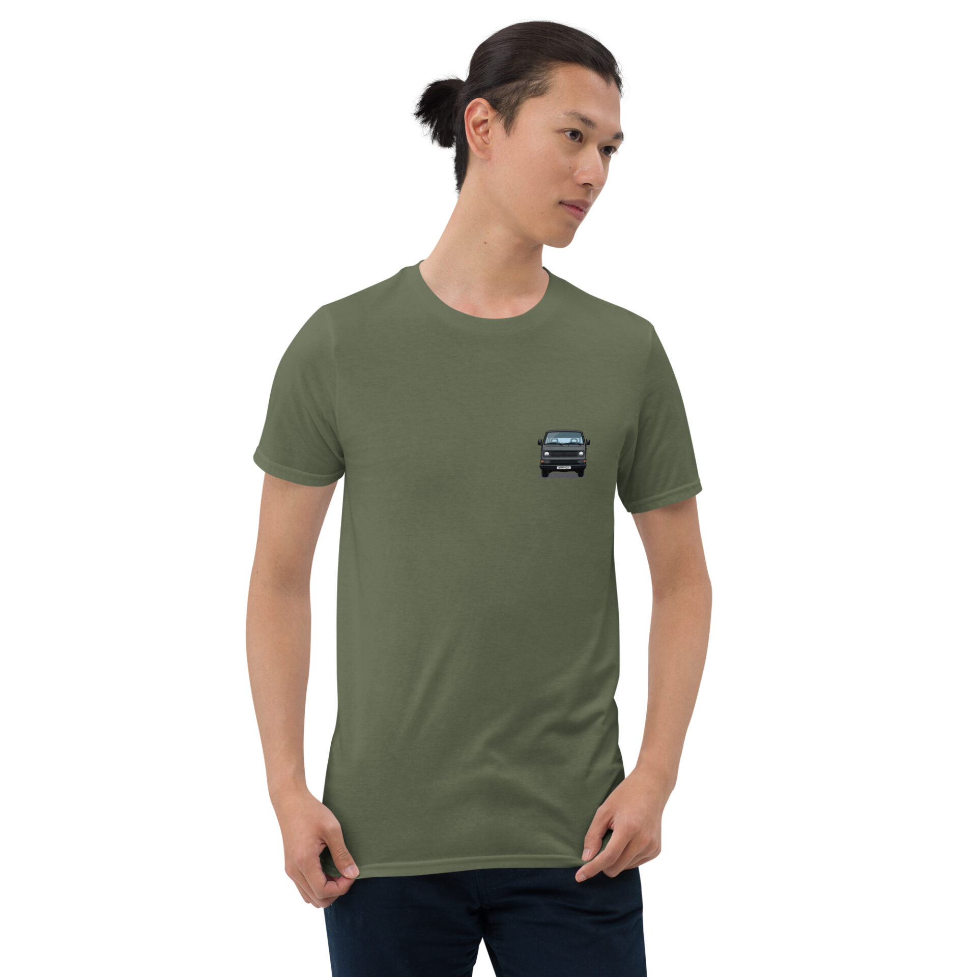 unisex-basic-softstyle-t-shirt-military-green-front-6a8ea142544c2