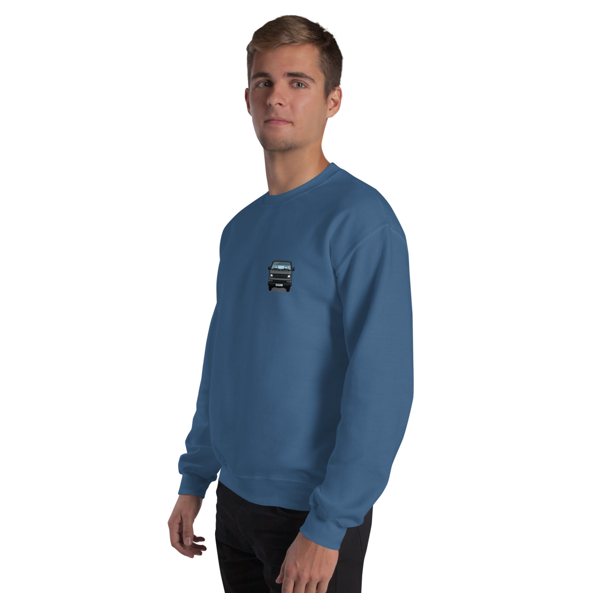 unisex-crew-neck-sweatshirt-indigo-blue-left-front-6a8ea8b36d5be