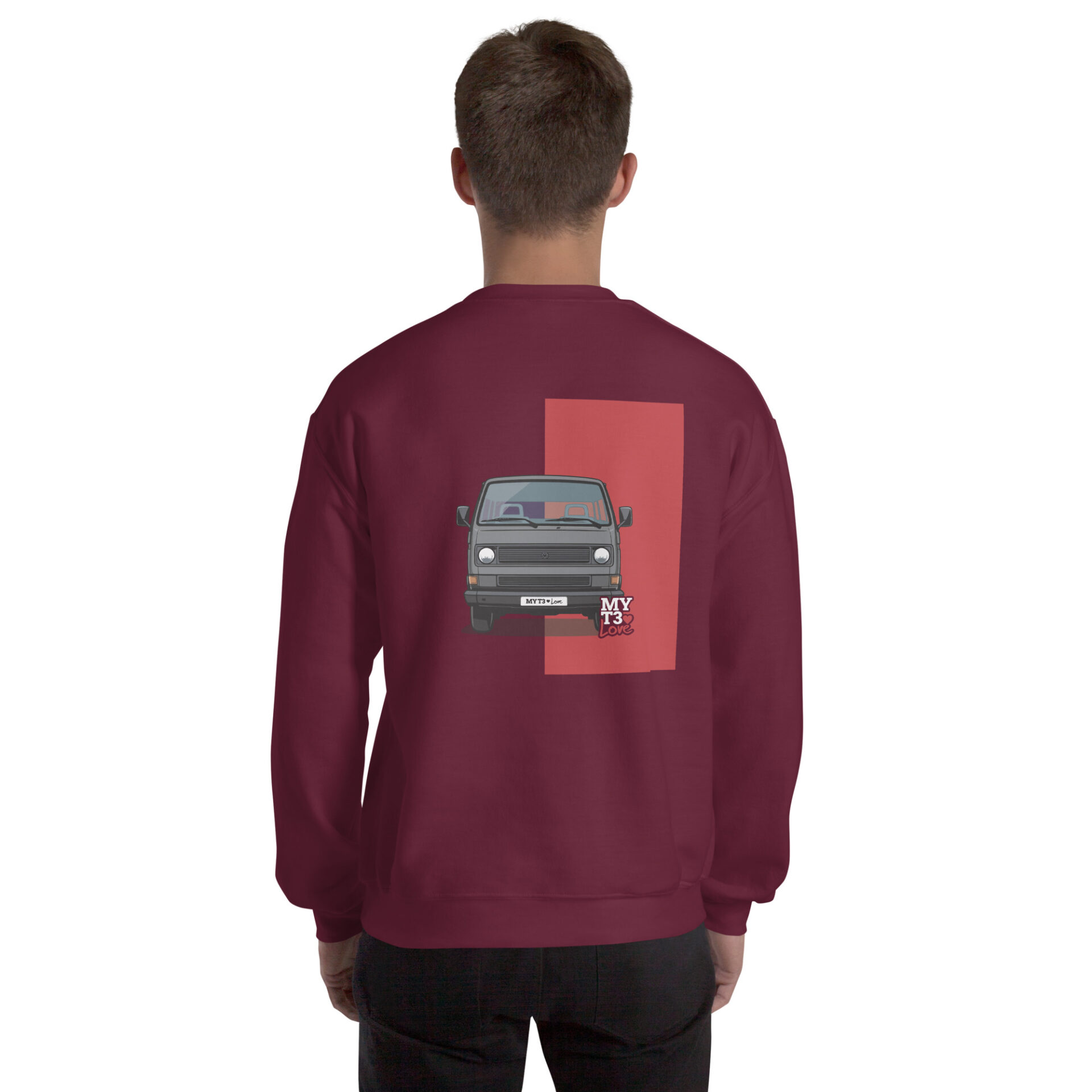 unisex-crew-neck-sweatshirt-maroon-back-6a8ea8b36cfae