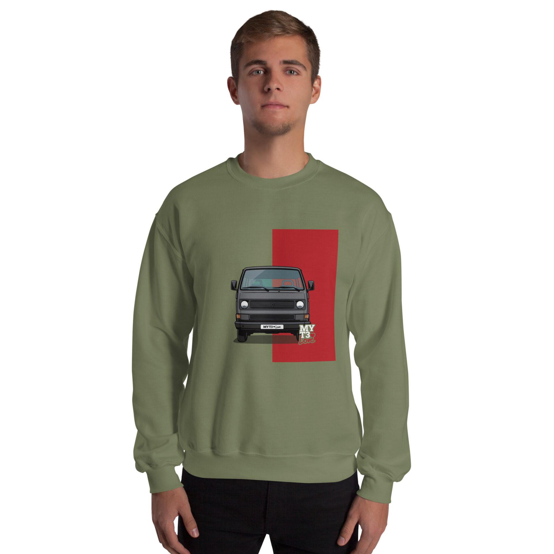 unisex-crew-neck-sweatshirt-military-green-front-6a8ea92800333