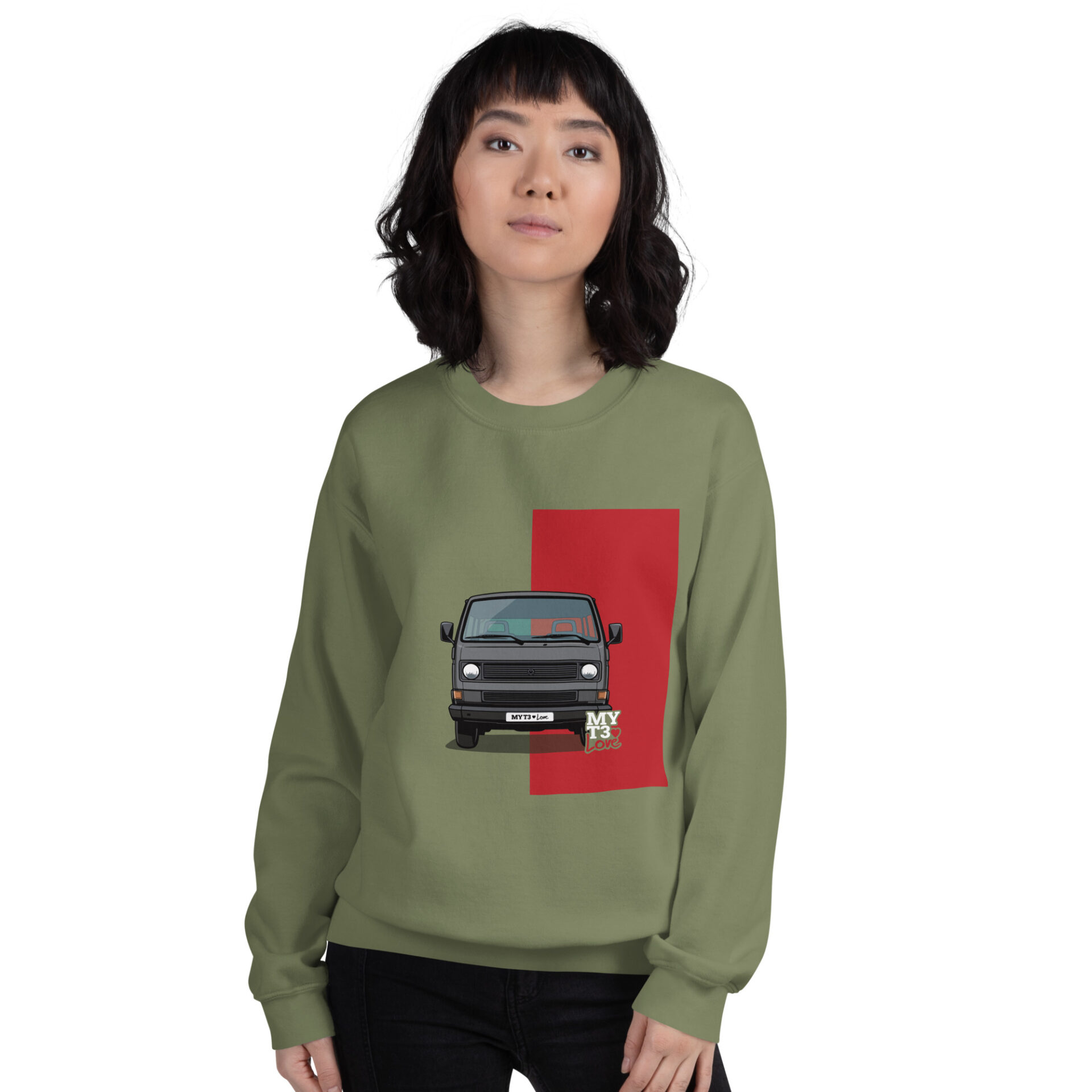 unisex-crew-neck-sweatshirt-military-green-front-6a8ea92800746