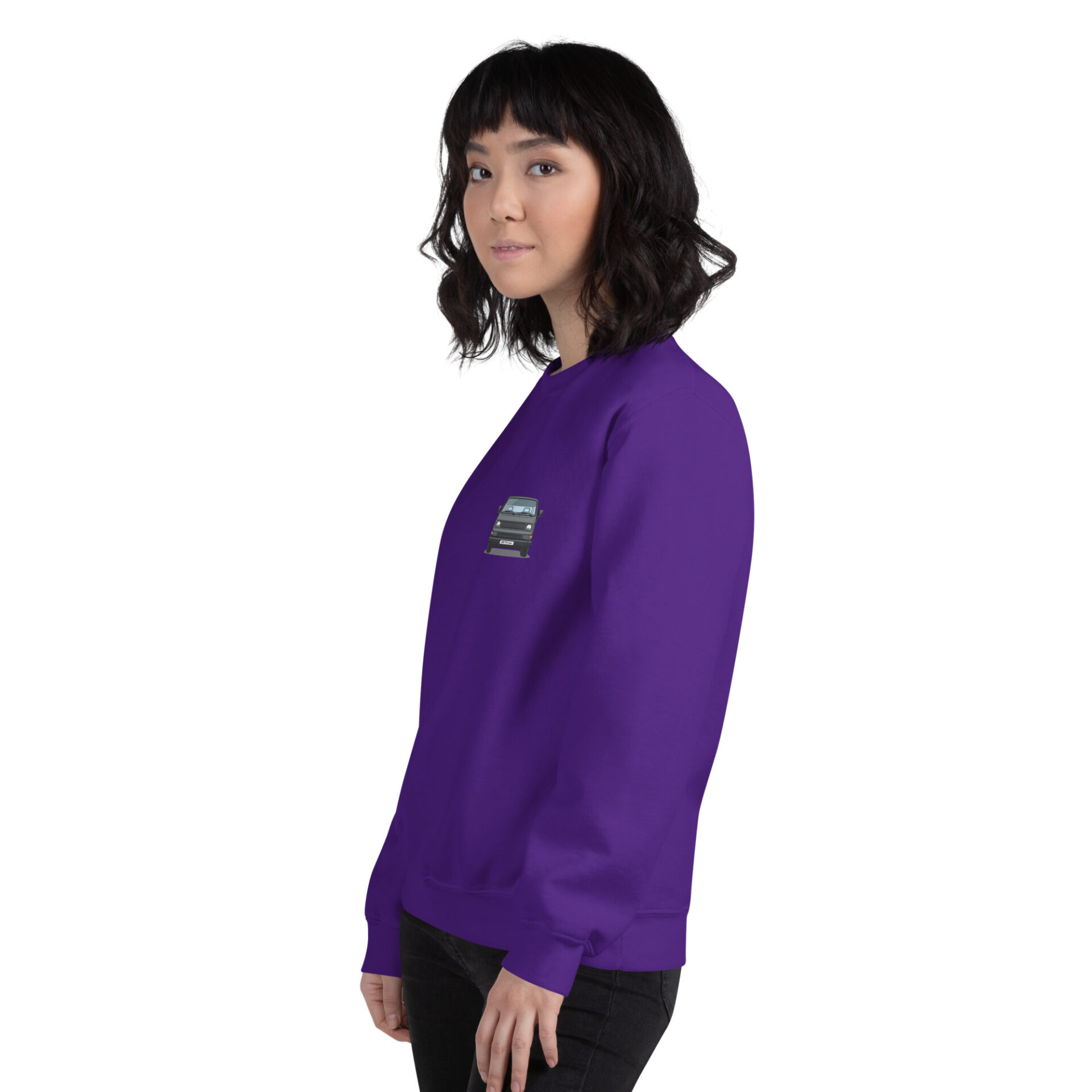 unisex-crew-neck-sweatshirt-purple-left-front-6a8ea8b36e2b7