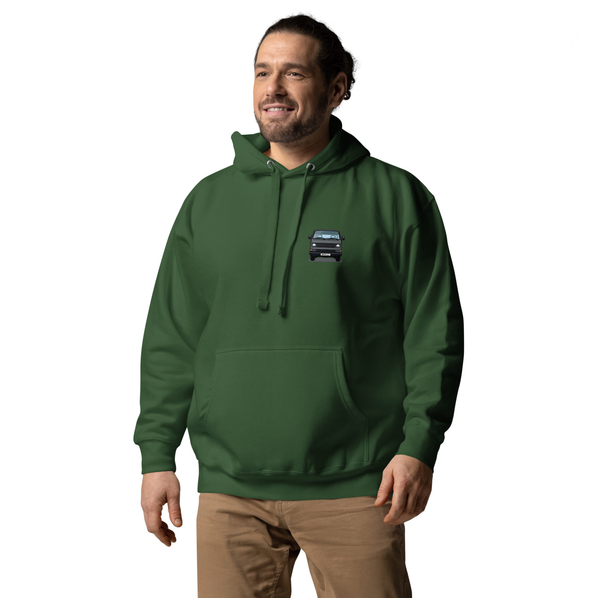 unisex-premium-pullover-hoodie-forest-green-left-front-6a8eaf2ff3c59